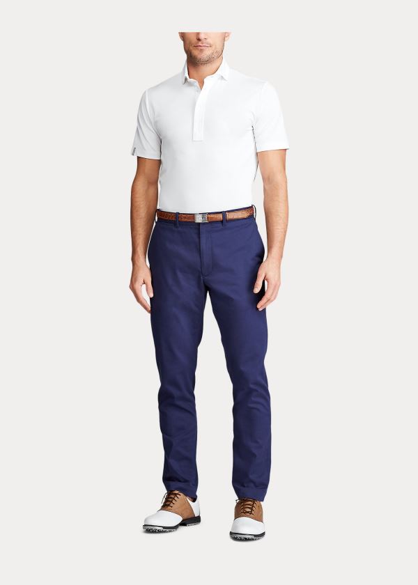 Ralph Lauren Classic Fit Tech Piqué Polo Herre Danmark (BGQFE7063)